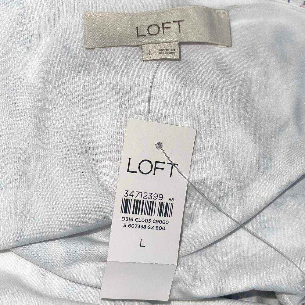 LOFT Floral Midi Dress - Picture 5 of 8